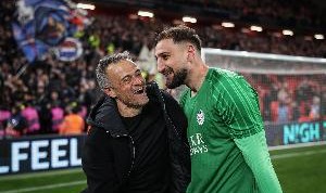 队报：多纳鲁马随队训练，备战巴黎vs昂热的比赛